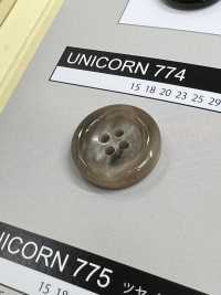 UNICORN774 [Estilo Buffalo] Botão De 4 Furos Com Borda E Brilho NITTO Button subfoto
