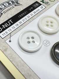 UNUT [Nut Style] Botão De 4 Furos Com Borda E Brilho NITTO Button subfoto