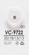 VC9722 Botão De Cristal Rosa Ondulado Para Tingimento