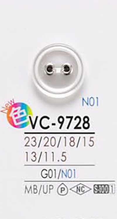 VC9728 Botão de ilhó de dois furos tingível