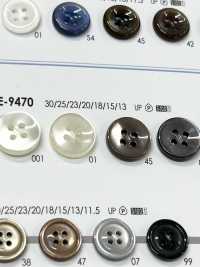 VE9470 Botão De Resina De Poliéster Com 4 Furos Frontais IRIS subfoto