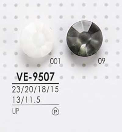 VE9507 Botão de poliéster para tingimento