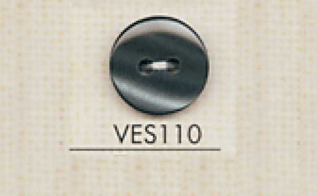 VES110 DAIYA BUTTONS Botão de poliéster com efeito de concha