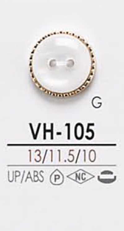 VH105 Botão cap and close com haste para tingimento