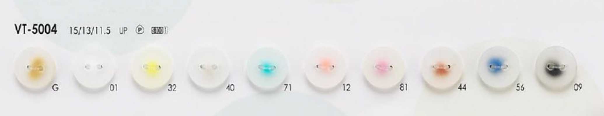 VT5004 Botões coloridos para camisas, camisas pólo e vestuário leve