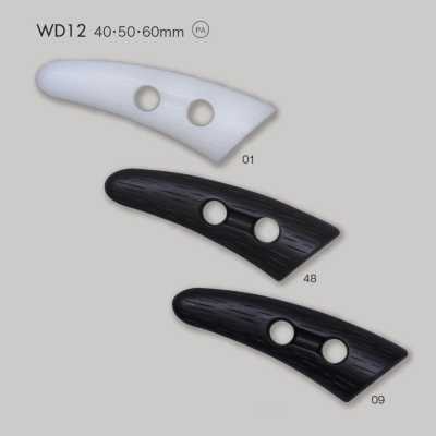 WD12 Botão de alamar de resina de nylon