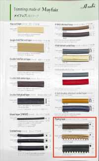 メイフェア(パイピング) Fita Mayfair (Fita Para Decoração)[Cabo De Fita] Asahi Bias(Indústria De Tecidos Watanabe) Foto secundária