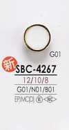 SBC4267 Botão De Metal Para Tingimento