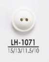 LH1071 Botões tinturáveis para roupas leves, como camisas e camisas polo