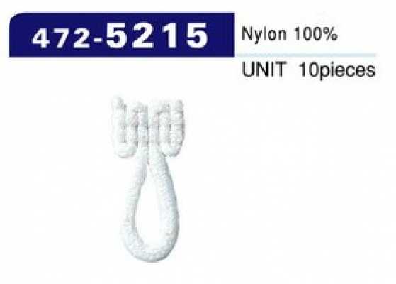 472-5215 Passador de botão, tipo nylon felpudo, médio (10 peças)