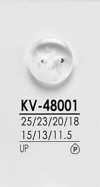 KV48001 Botões para camisa tingidos de preto