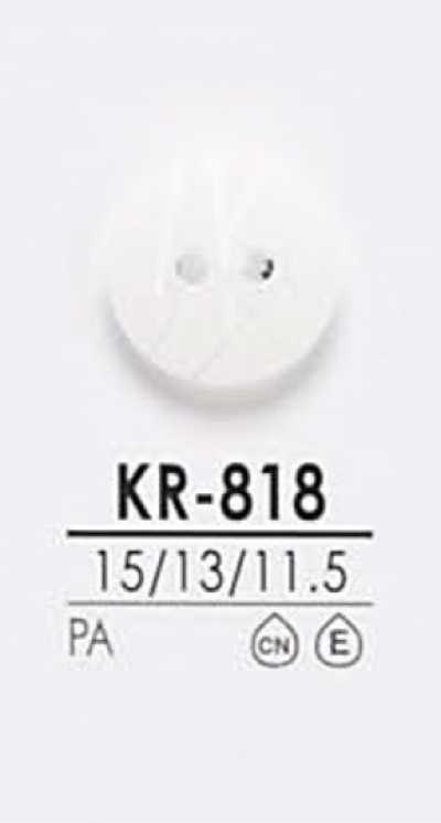 KR818 Botões de camisa para tingimento preto