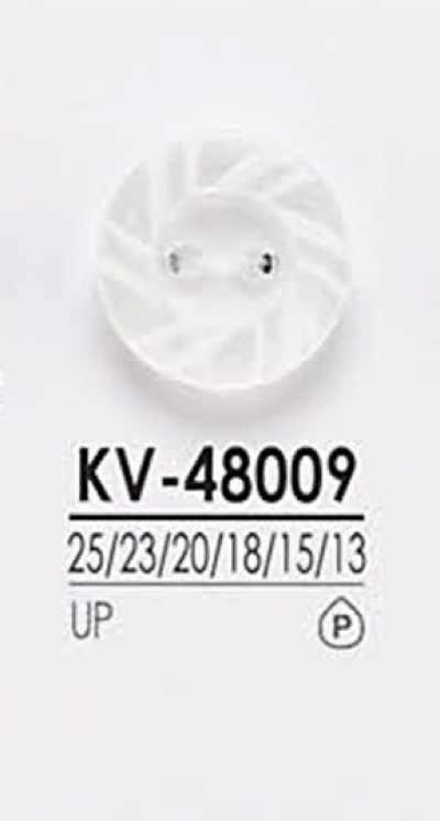 KV48009 Botão simples de poliéster de 2 furos