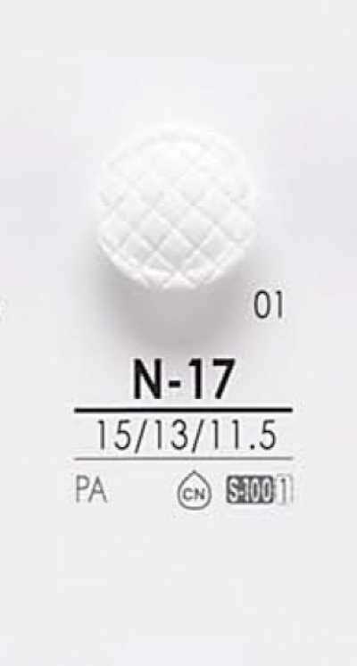 N17 Botões para tingimento