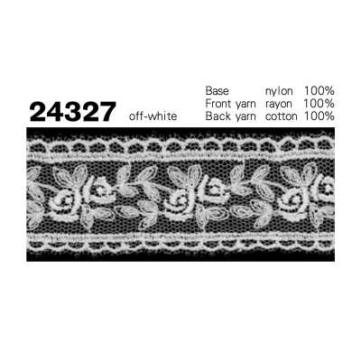 24327 Renda de tule estreita