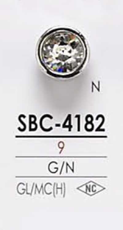 SBC4182 Botão de pedra de cristal