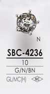 SBC4236 Botão De Pedra Cristal