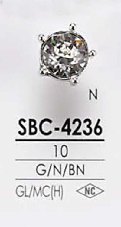 SBC4236 Botão de Pedra de Cristal