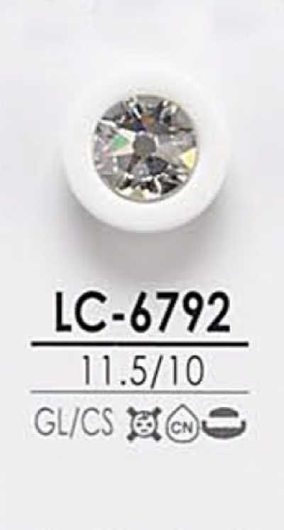 LC6792 Botão de pedra de cristal tingível