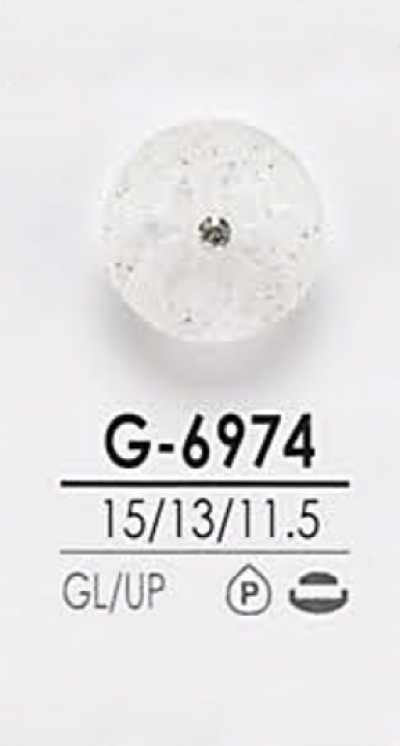 G6974 Botão de pedra de cristal estilo pin-curl para uso em tingimento