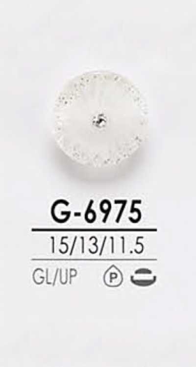 G6975 Botão de pedra de cristal estilo pin curl para tingimento