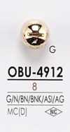 OBU4912 Botão de metal com motivo de parafuso
