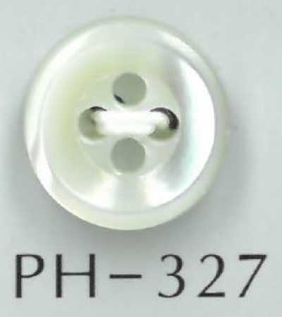 PH327 Botão de madrepérola de 4 furos