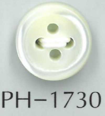 PH1730 Botão de concha tipo 17, com 3 mm de espessura
