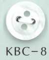 KBC-8 BIANCO SHELL Botão De Concha Oca Central Com 4 Furos