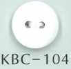 KBC-104 Botão De Concha Plana De 2 Furos BIANCO SHELL
