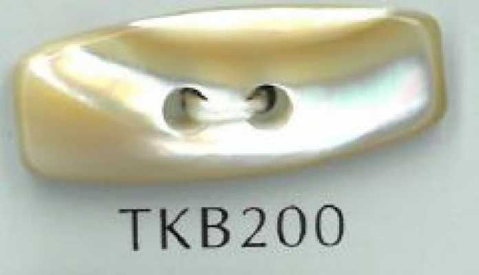 TKB200 Botão de concha natural de 2 furos tipo duffle