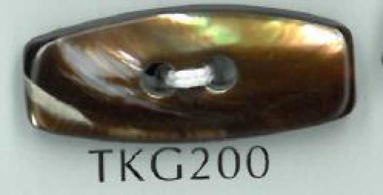 TKG200 Botão de concha natural de 2 furos tipo duffle