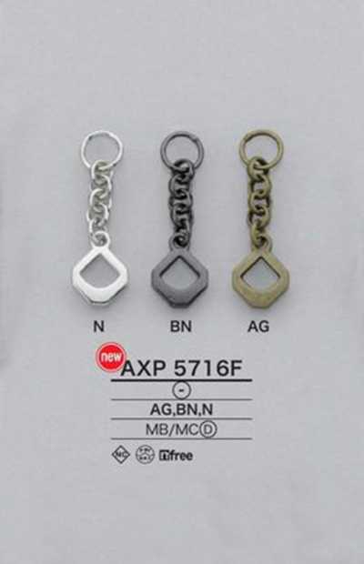 AXP5716F Ponta de zíper de corrente (puxador)