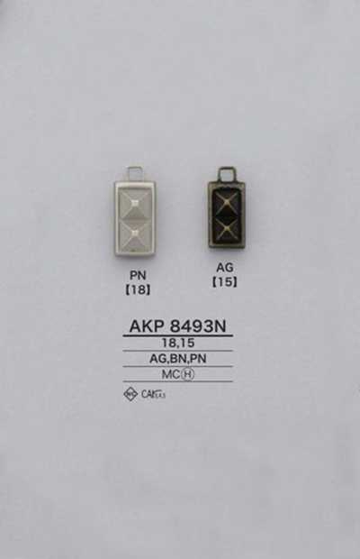 AKP8493N Tachas Ponta de Zíper (Puxador)