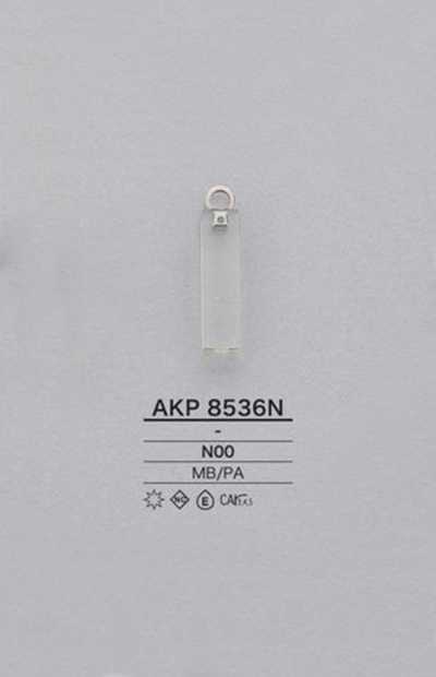 AKP8536N Puxador quadrado de zíper em nylon