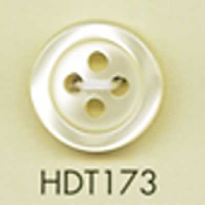 HDT173 DAIYA BUTTONS Série HYPER DURABLE resistente a impacto Botões de poliéster com aparência de concha