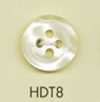 HDT8 Botão de poliéster tipo concha da série HYPER DURABLE resistente a choques DAIYA BUTTONS