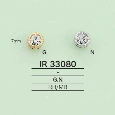 IR33080 Pingente redondo com strass