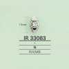 IR33083 Pingente de strass (oval)