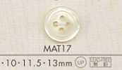 MAT17 DAIYA BUTTONS Botão de poliéster com aparência de concha