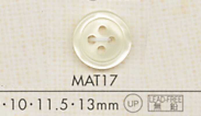 DAIYA BUTTONS Botão de poliéster com aparência de concha