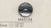 MAS104 DAIYA BUTTONS Botão de poliéster com aparência de concha