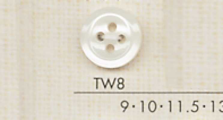 TW8 DAIYA BUTTONS Botão de poliéster estilo concha