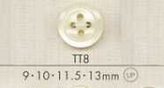 TT8 DAIYA BUTTONS Botão de poliéster estilo concha