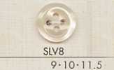SLV8 DAIYA BUTTONS Botão de poliéster estilo concha