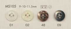 MS105 DAIYA BUTTONS Botão de poliéster estilo concha