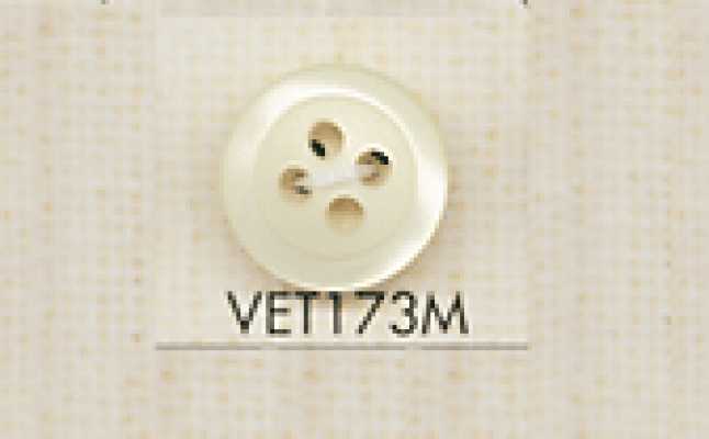 VET173M DAIYA BUTTONS Botão de poliéster com aparência de concha