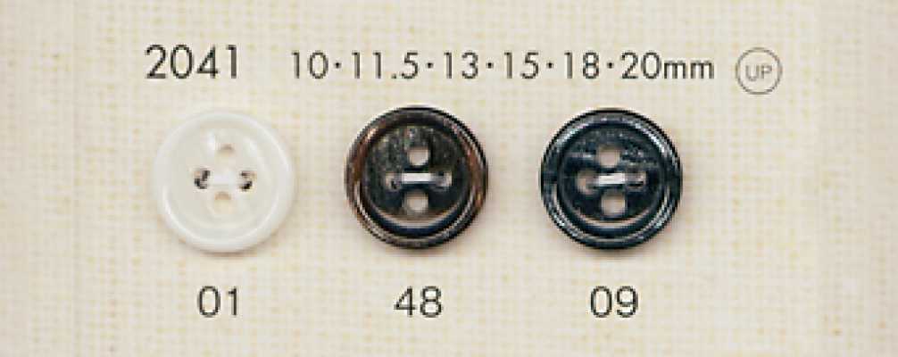 2041 DAIYA BUTTONS Botão de poliéster estilo concha