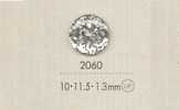 2060 DAIYA BUTTONS Botão de poliéster com glitter