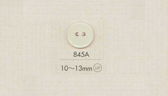 845A DAIYA BUTTONS Botão plano de poliéster com 2 furos (padrão floral)